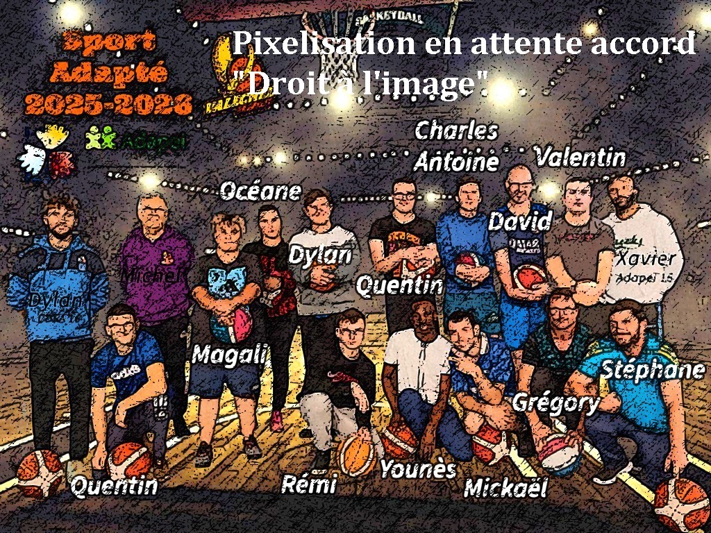 Sport Adapté - Collaboration ADAPEI Charente, Comité Sport Adapté Charente et VALECHEL GA BASKET.
