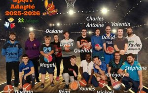 Sport Adapté - Collaboration ADAPEI Charente, Comité Sport Adapté Charente et VALECHEL GA BASKET.